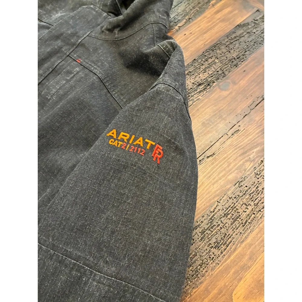 Ariat FRC Work Jacket Waterproof Insulated Fire Resistant Men Size Large Utility